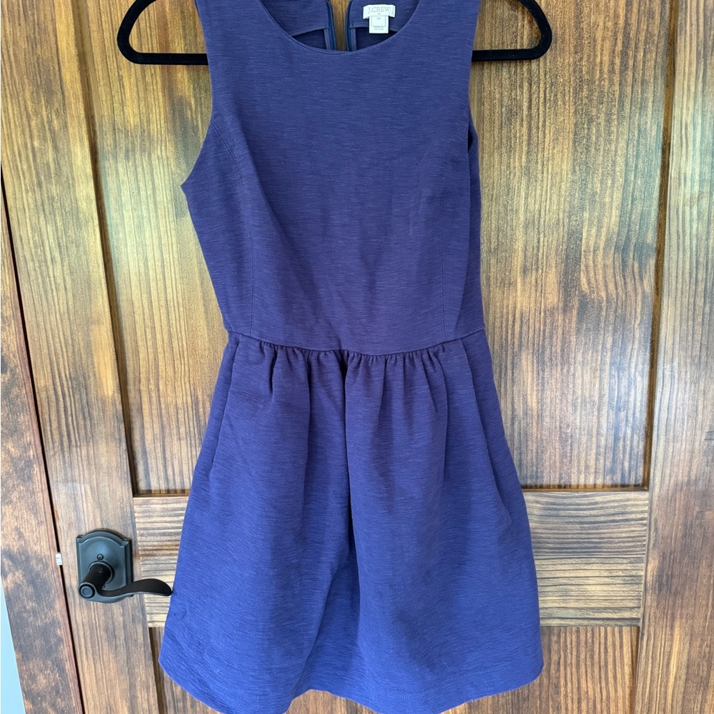 J. Crew Women's Mini Dress in Deep Blue